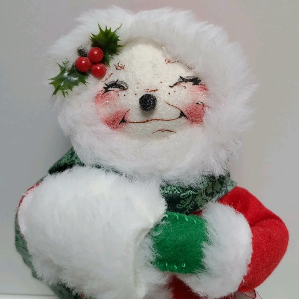 Vintage 7506 Annalee Ritz the Snow Woman Christmas Doll with Hand Warmer 8